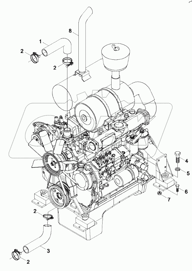  9B650-01A000000A0 Motor Assembly