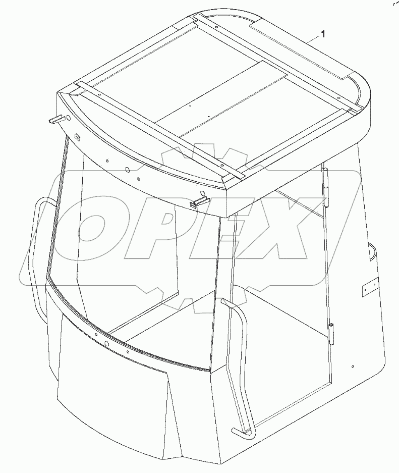  9B650-45A010000A0 Welded cabin Assembly