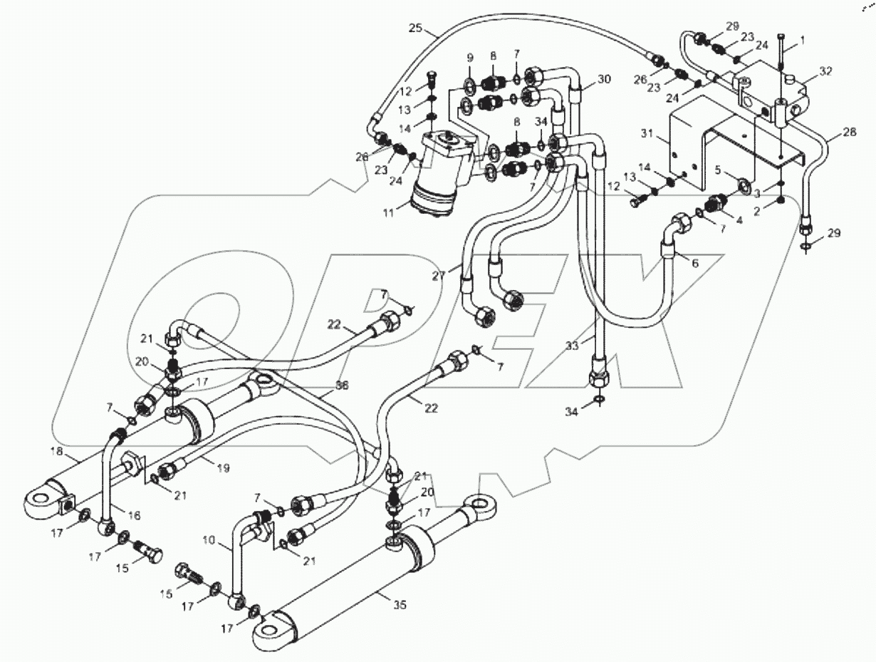  9B650-54A000000A0 Power steering system
