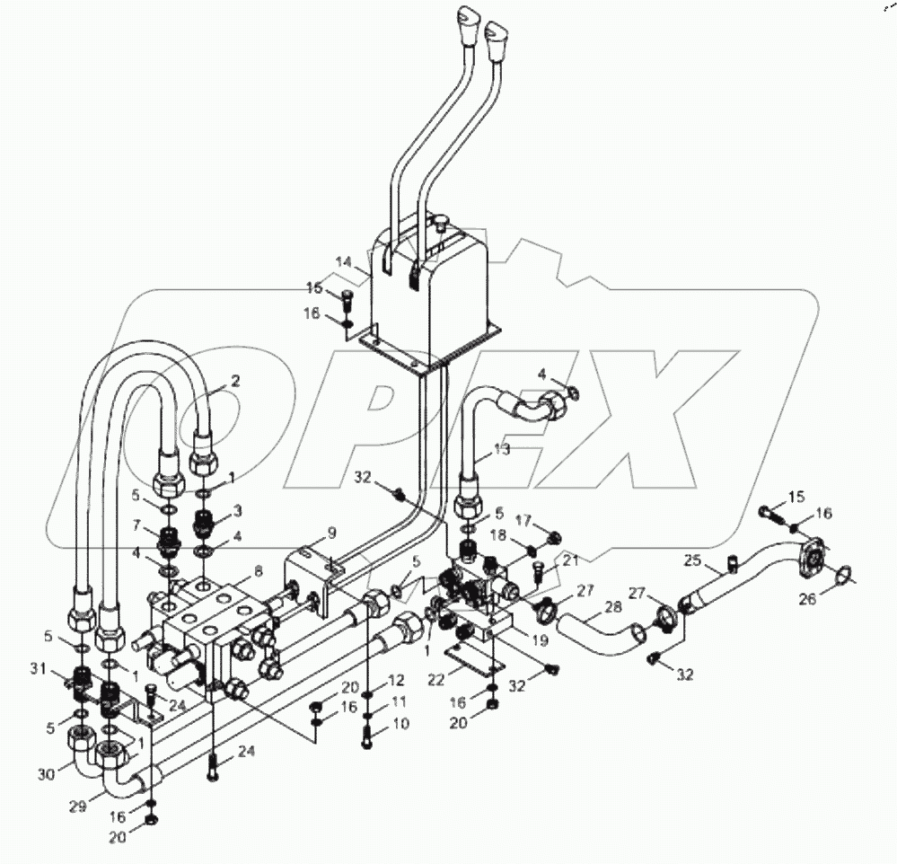  9B650-59A000000A0 Hydraulic Control System
