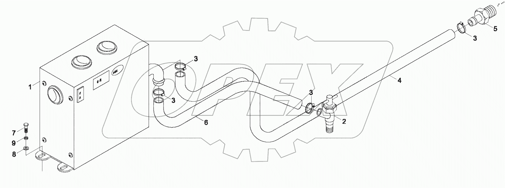  9B650-67A000000A0 Air heating system