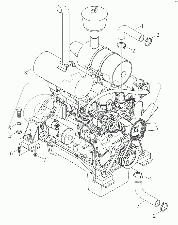  9B650вЂ“01B000000A0 Engine assembling