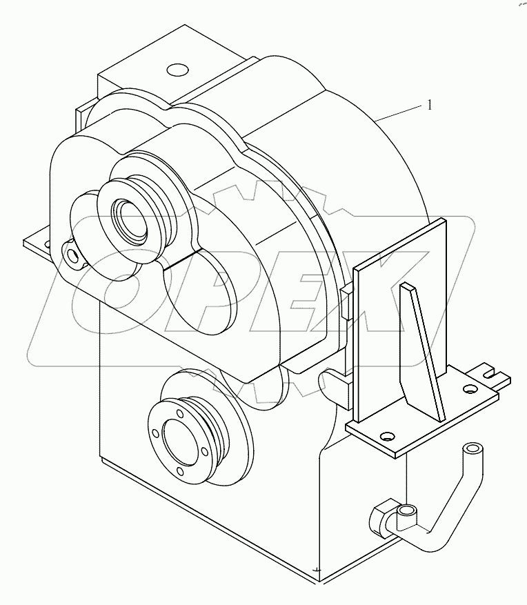  9B650-24A000000A0 Gearbox assembly
