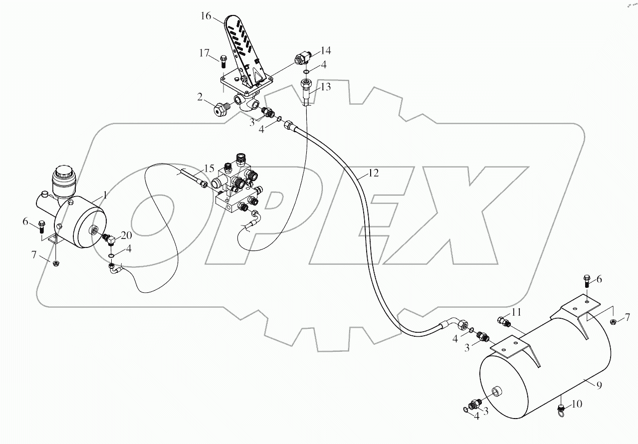 9B650-36A000000A0 Brake control system
