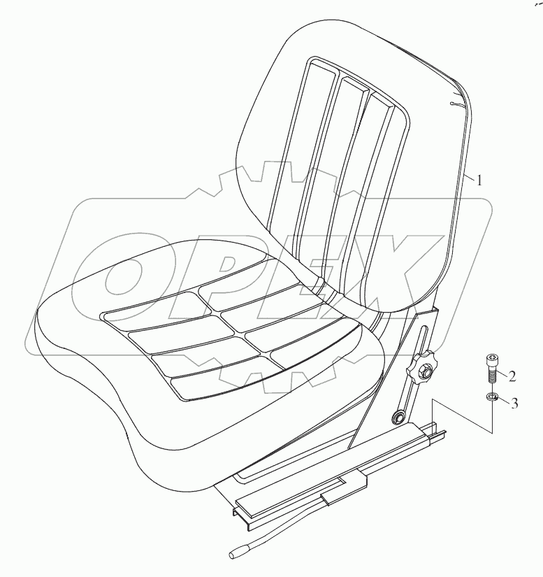  9D650-44B000000A0 Seat assembly