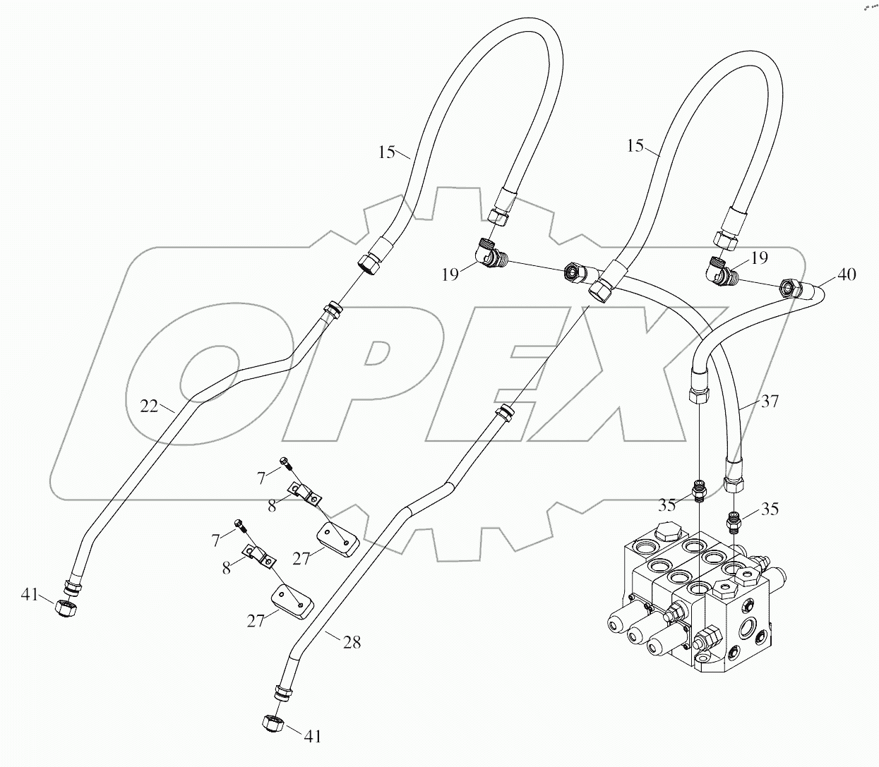  9B650-55E000000A0 Working cylinder system