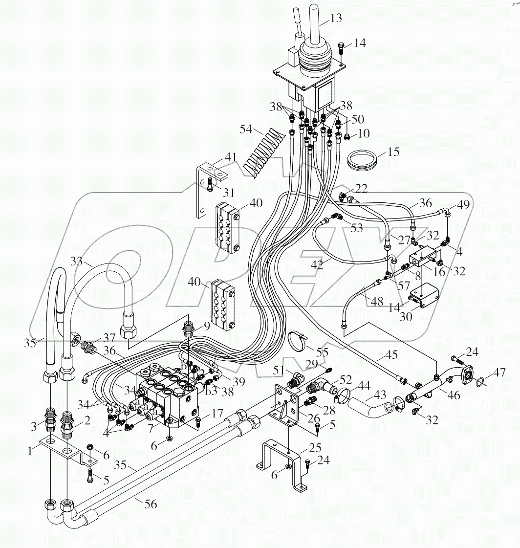  9B650-59D000000A0 Hydraulic control system