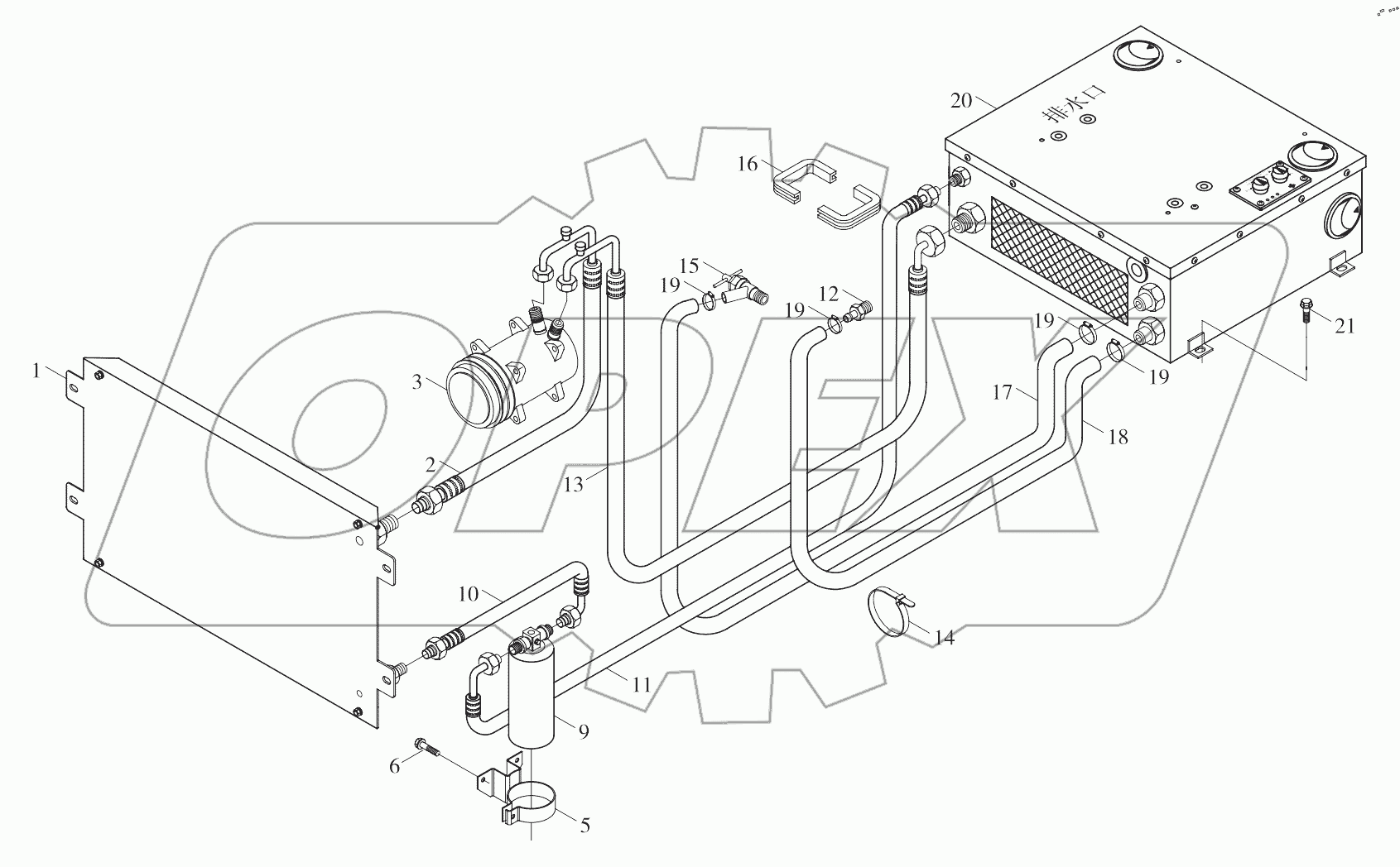  9B650-68A000000A0 Air conditioner system