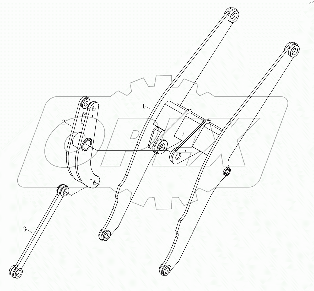  9B650-72B000000A0 Link mechanism