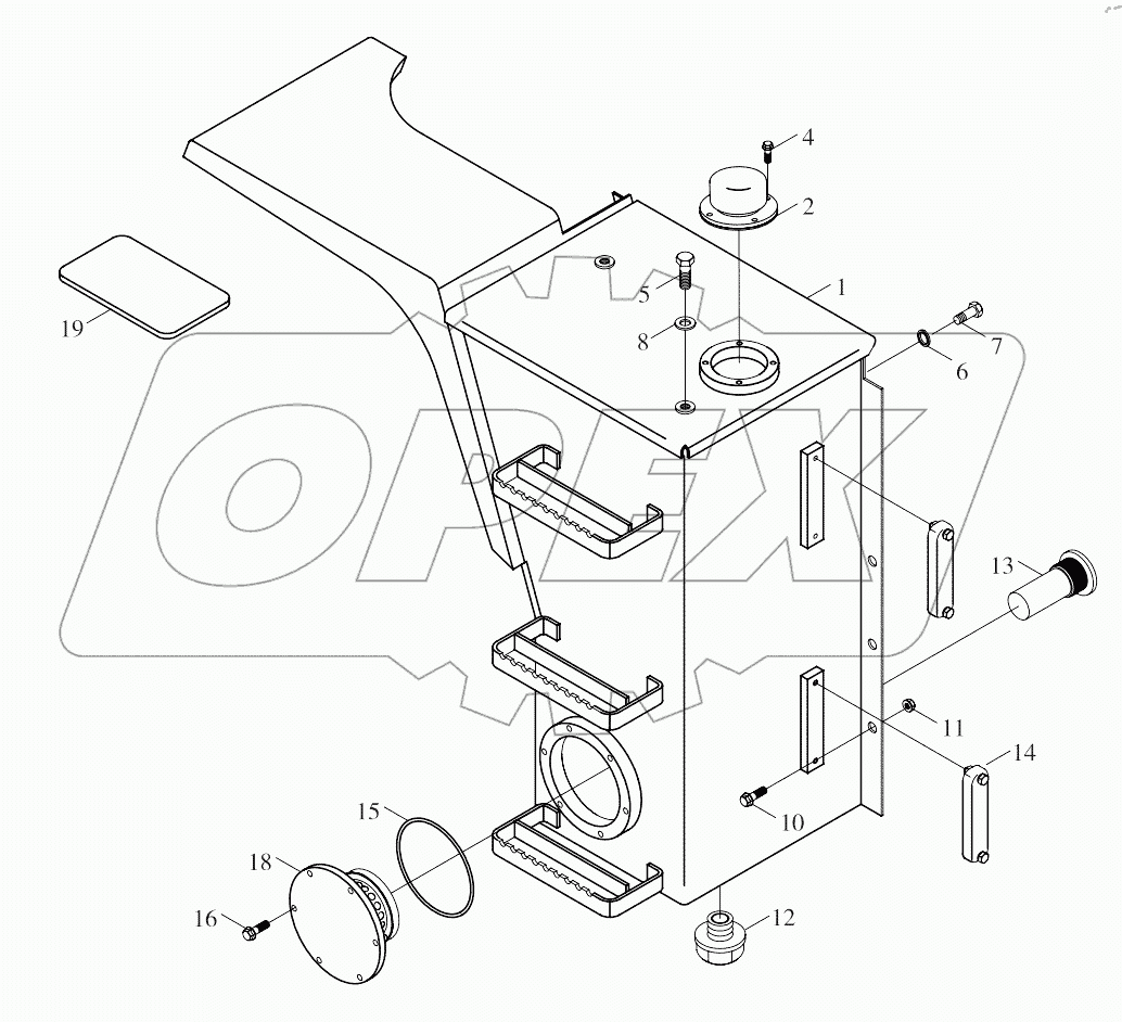  9B650-08A000000A0 Fuel tank assembling