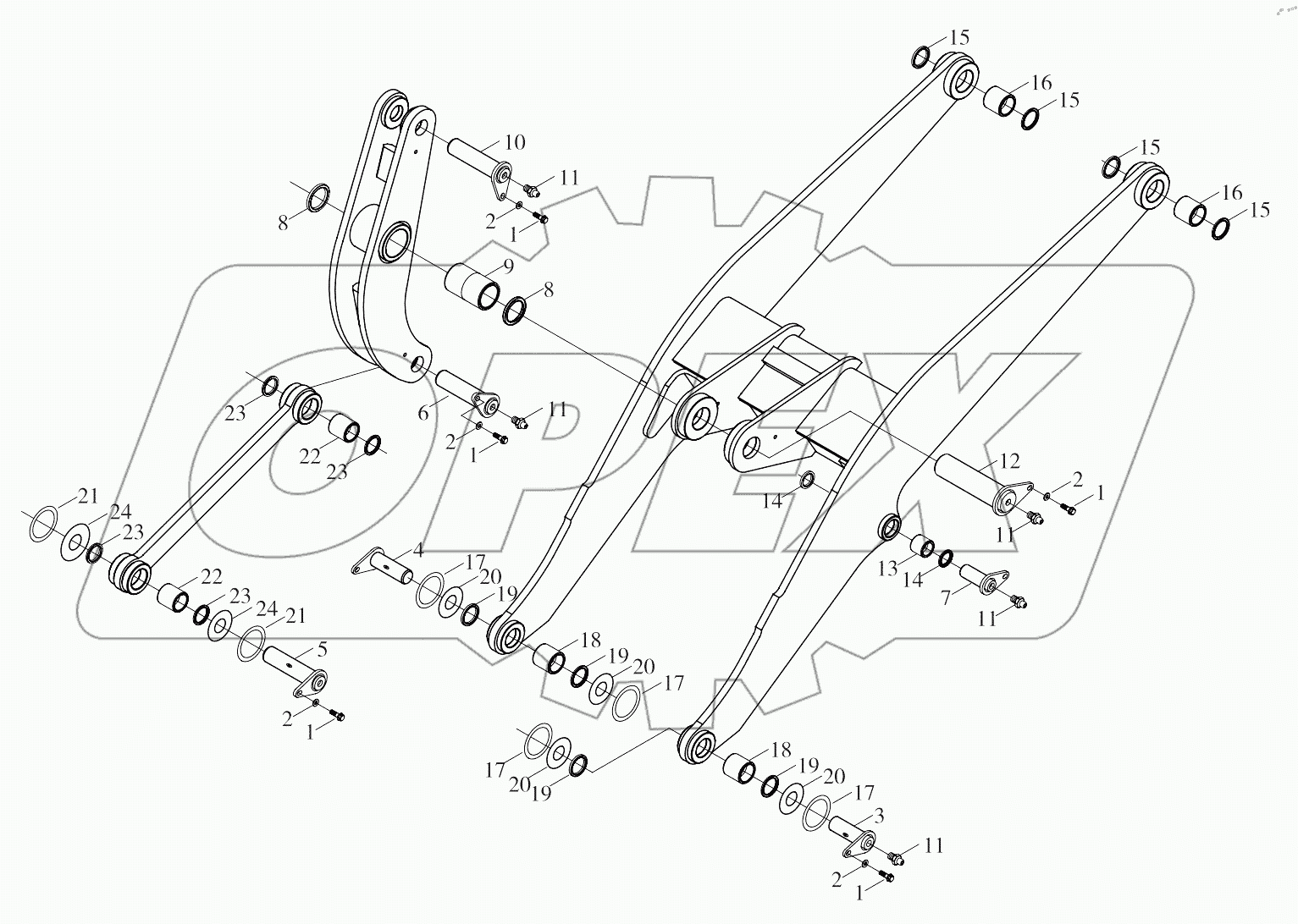  9B650-76B000000A0 Work implement attachments