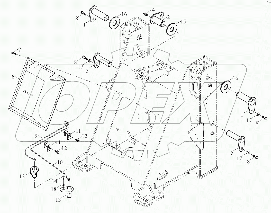  9D550-16C000000A0 Front frame accessories