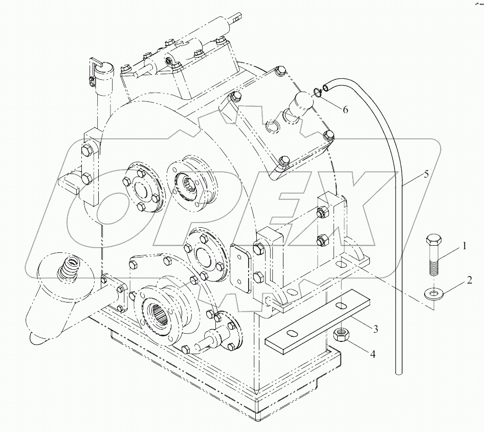  9D650-23A000000A0 Gearbox assembling