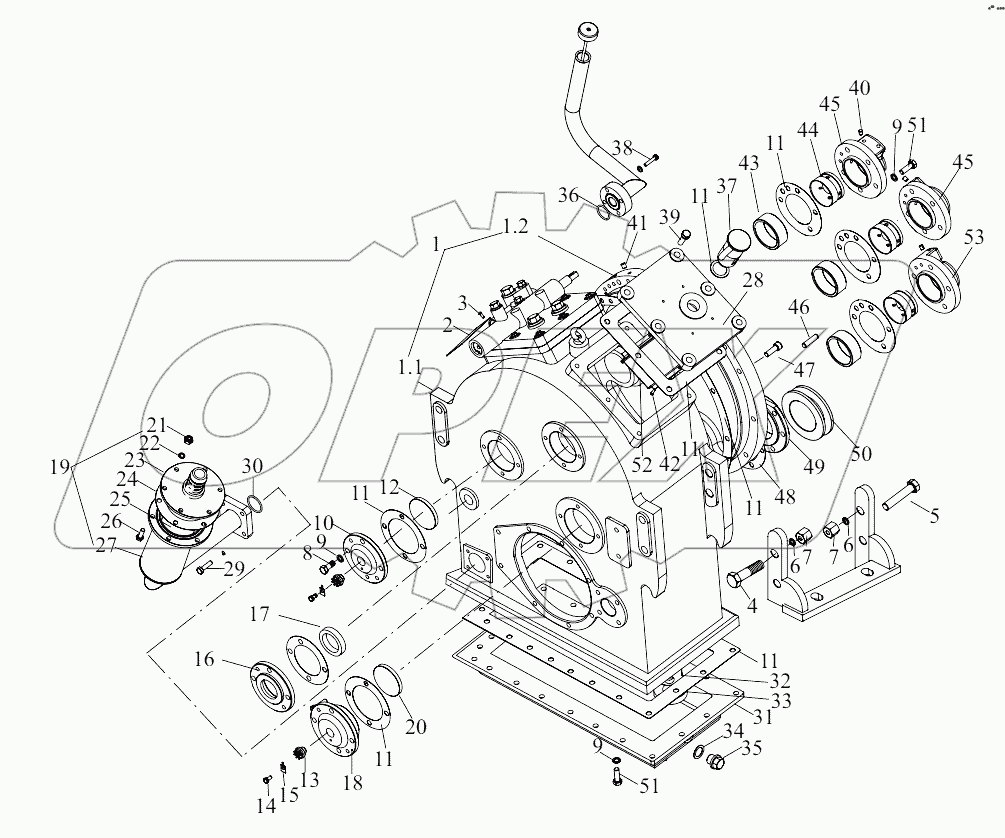  B00508+ZL20-030001-71 Gearbox Body Parts