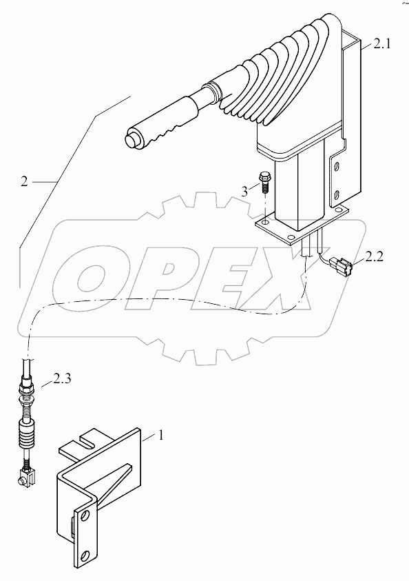  9D550-29B000000A0 Parking and auxiliary brake system