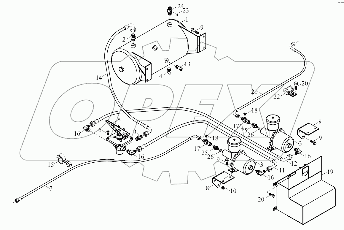  9D550-36C000000A0 Brake control system