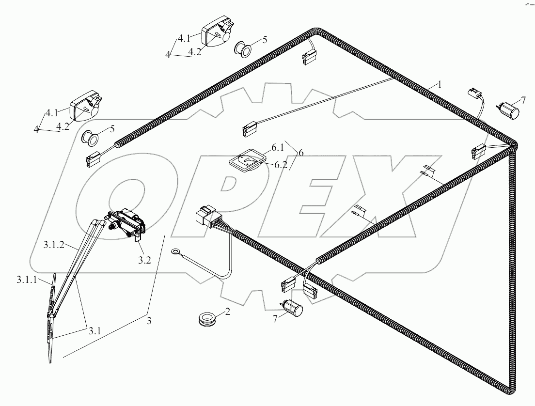  9D650-63C000000A0 Cab circuit