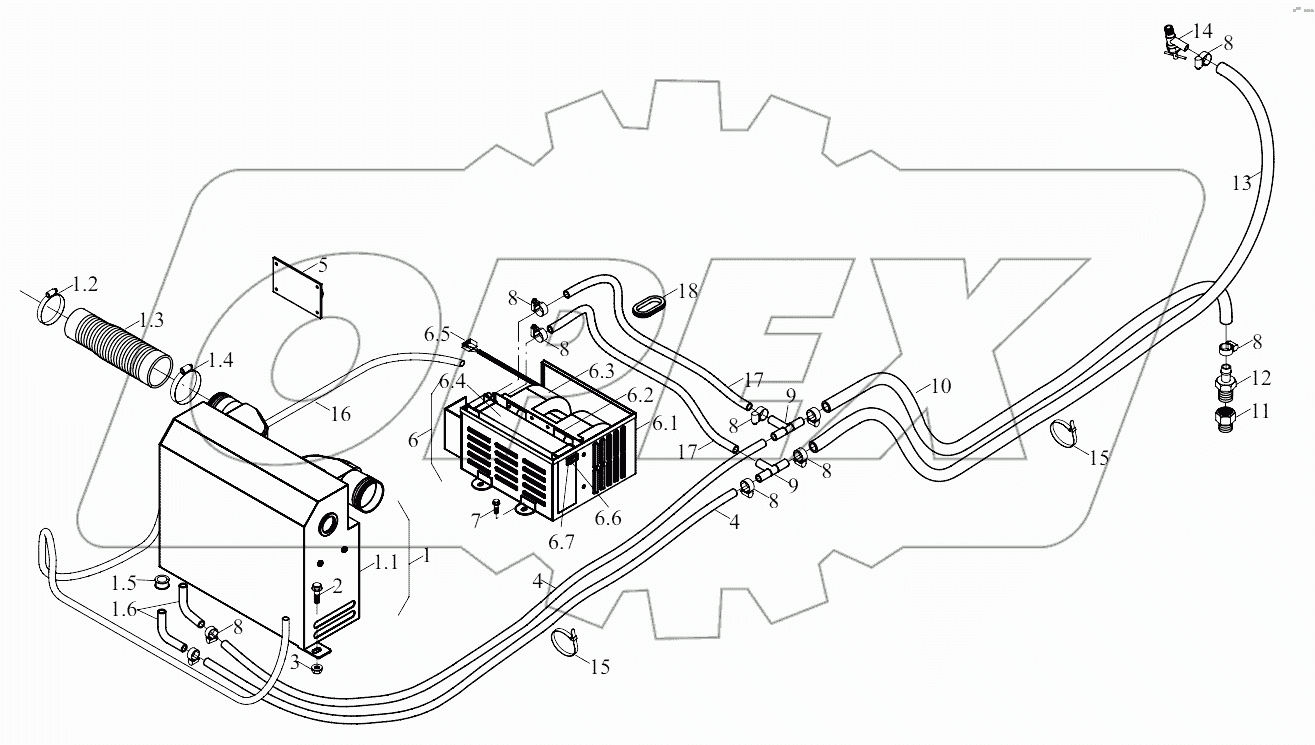  9D550-67A000000A0 Air conditioner system