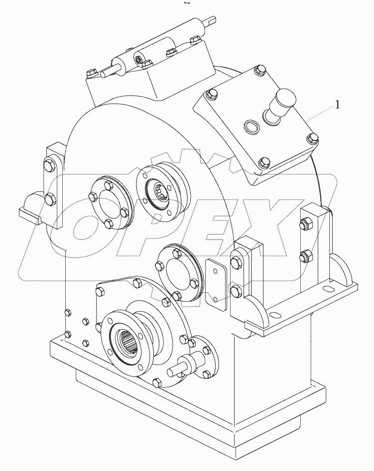  9D652-24A000000A0 Gearbox assembly