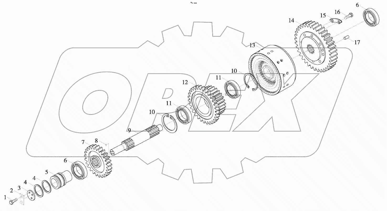  B00508+ZL20-033000X1 Intermediate Shaft Assembly
