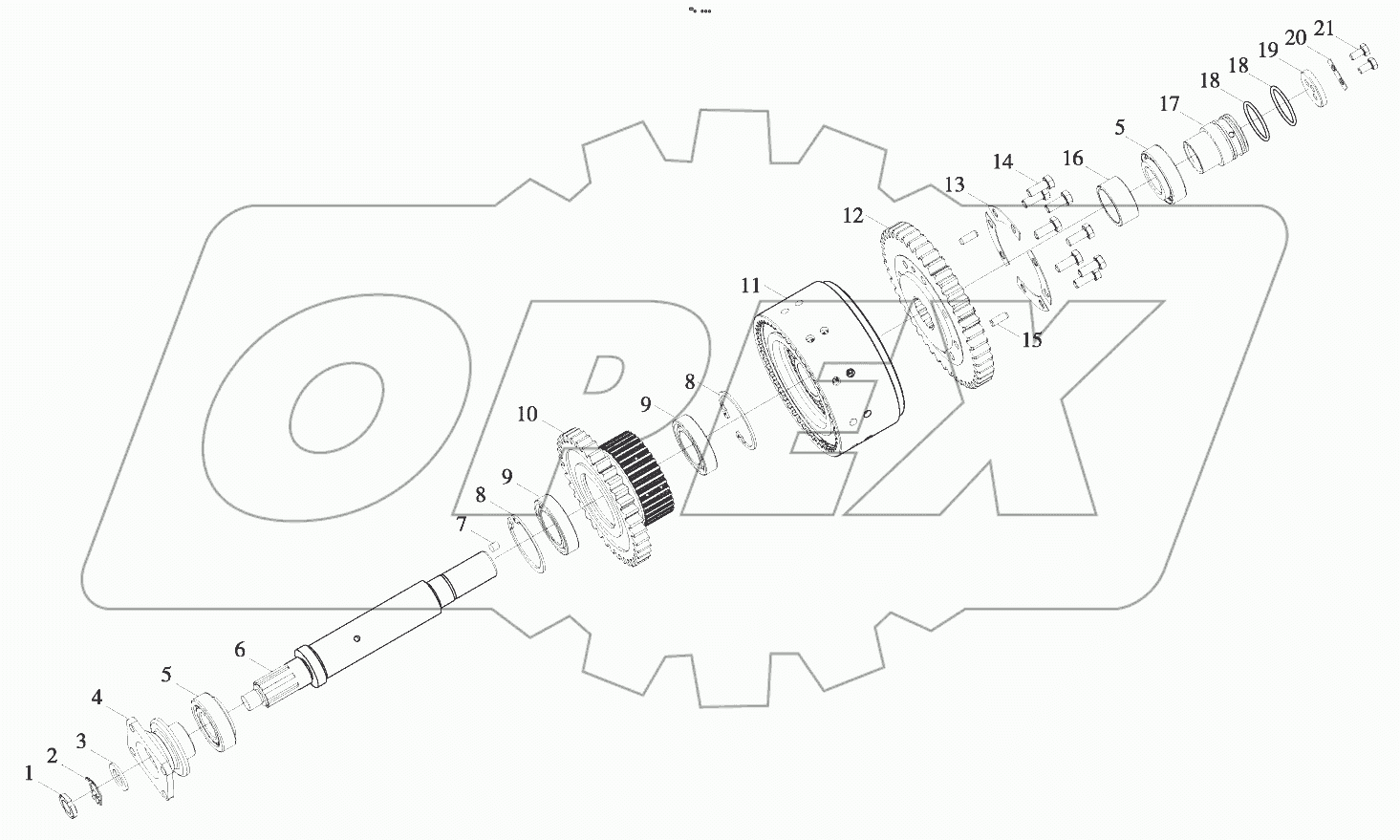  B00508+ZL20-032000X1 Input Shaft Assembly