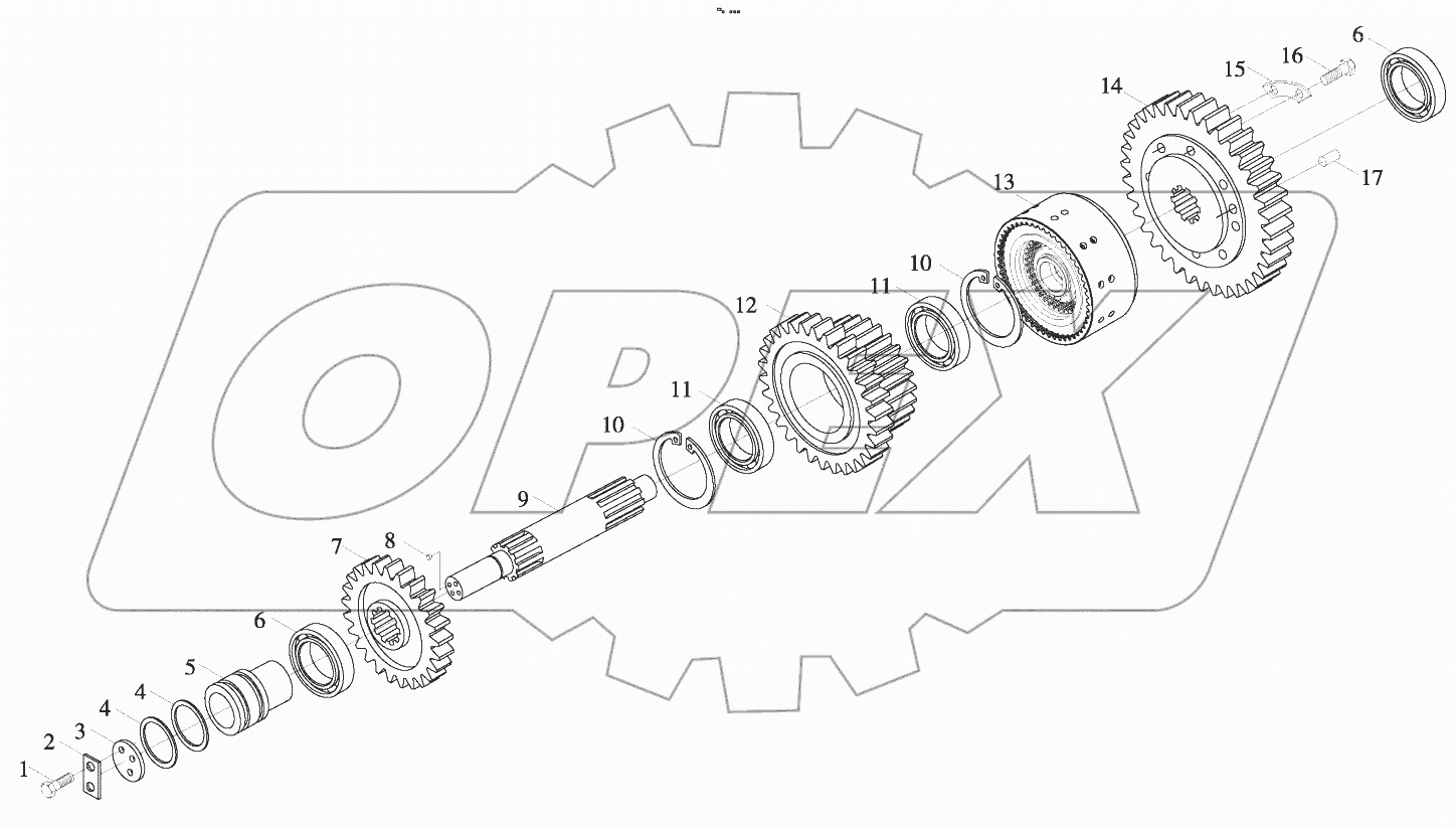  B00745+ZL30.04-00 Intermediate Shaft Assembly