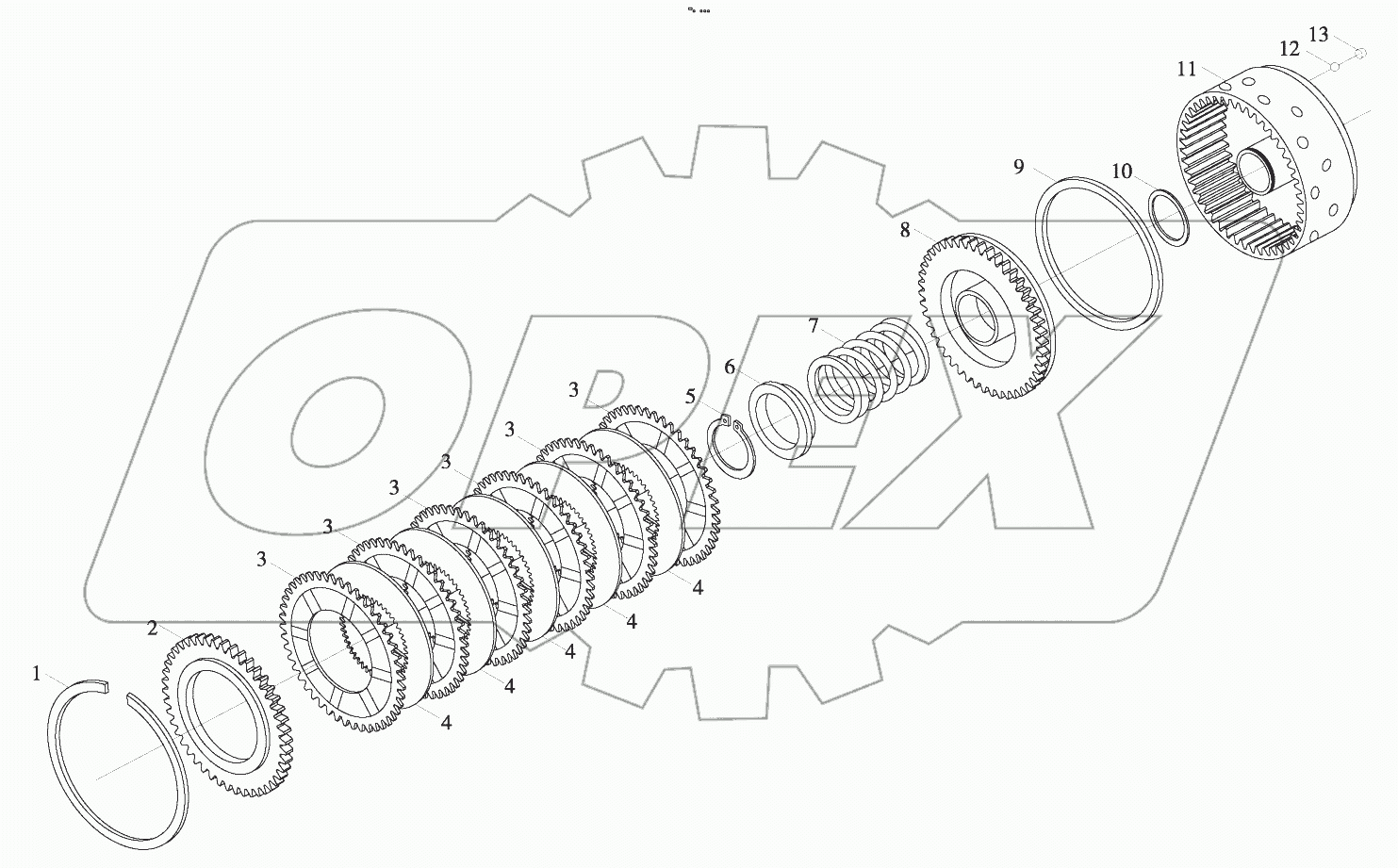  B00745+ZL30.10-00.01 Clutch Assembly