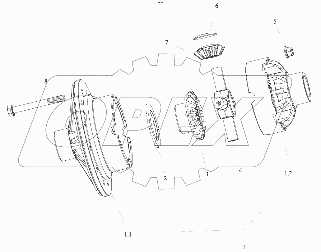  B00256+82214207 Differential assembly