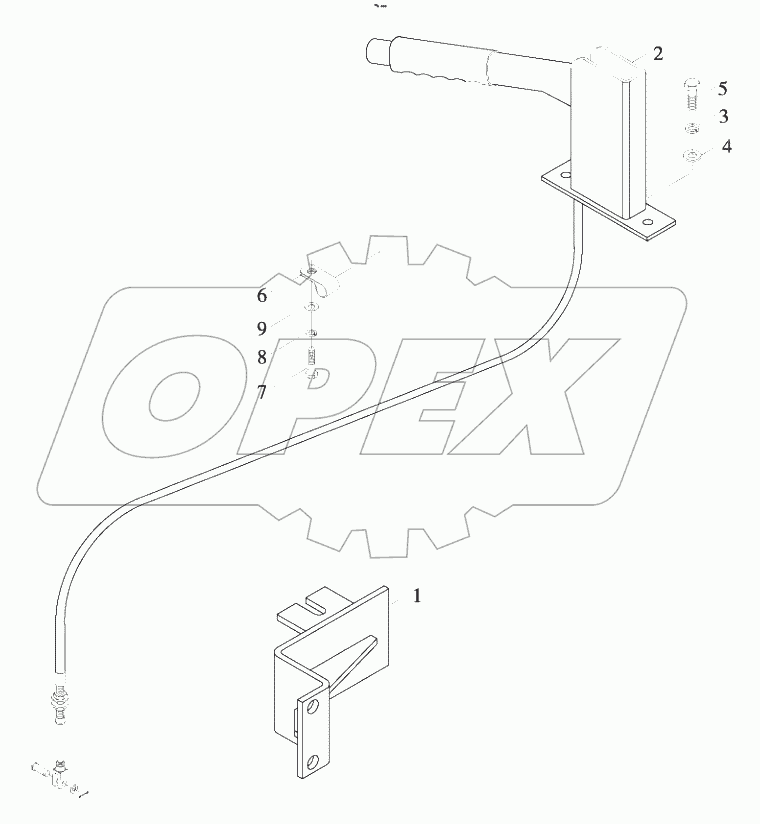  9D650-29B000000B0 Parking and auxiliary brake system