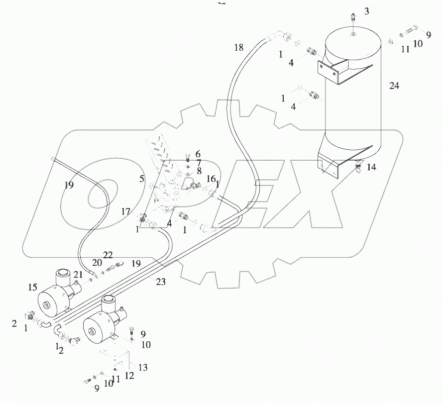  9D650-36A000000B0 Brake control system
