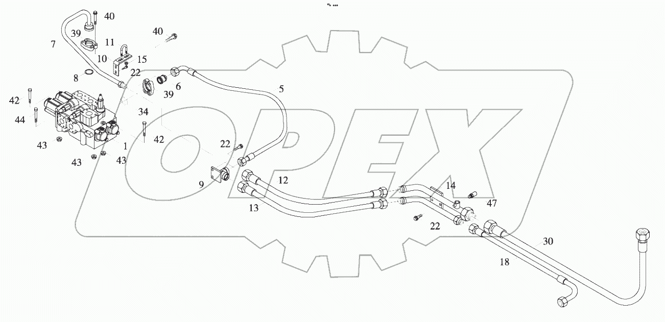  9D651-59A000000B0 Hydraulic control system
