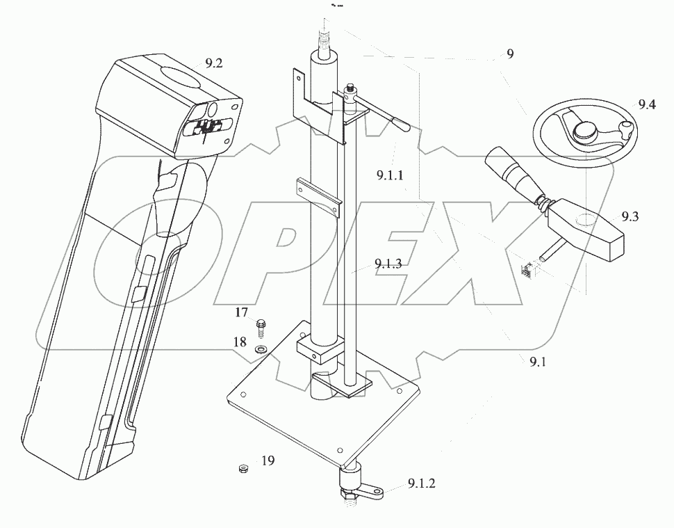  9D651-66F000000B0 Instrument assembly
