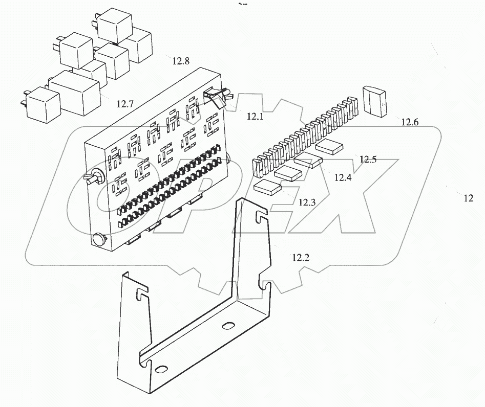  9D651-66F000000B0 Instrument assembly