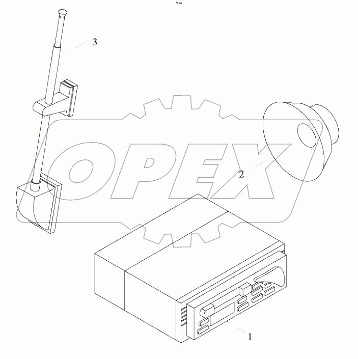  9F853-69A030000A0 Radio and player assembly