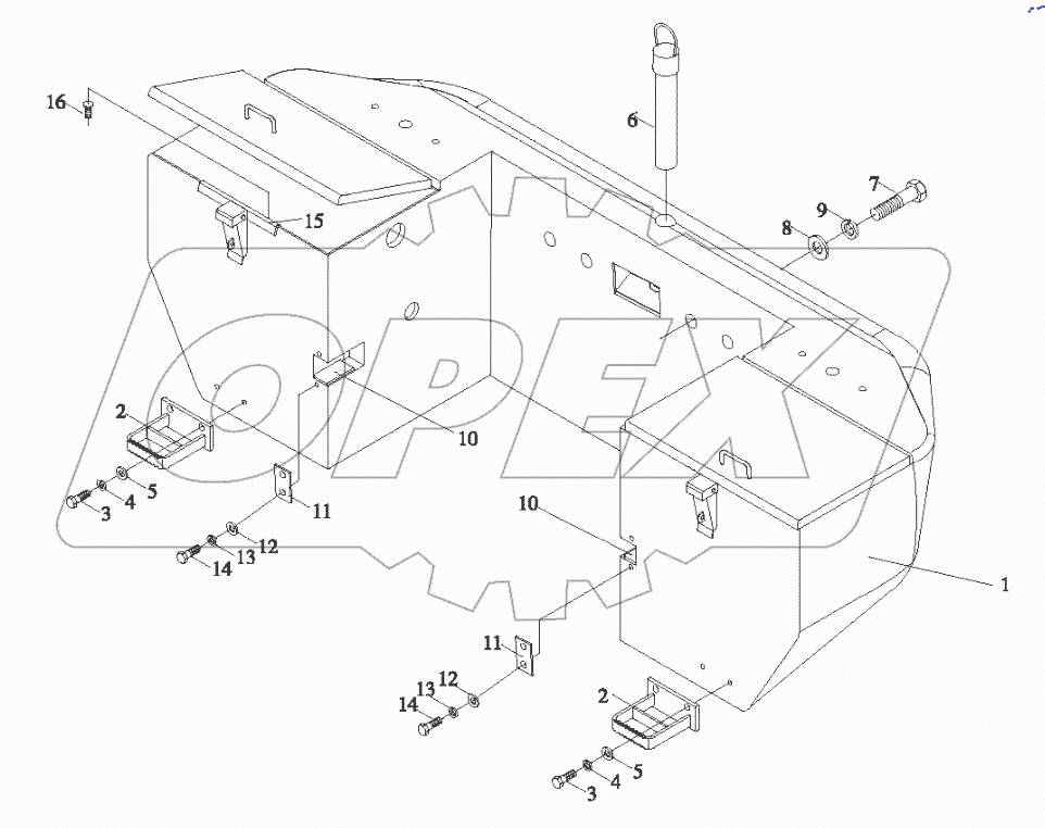  9D650-15A000000A1 - Ballast Assembly