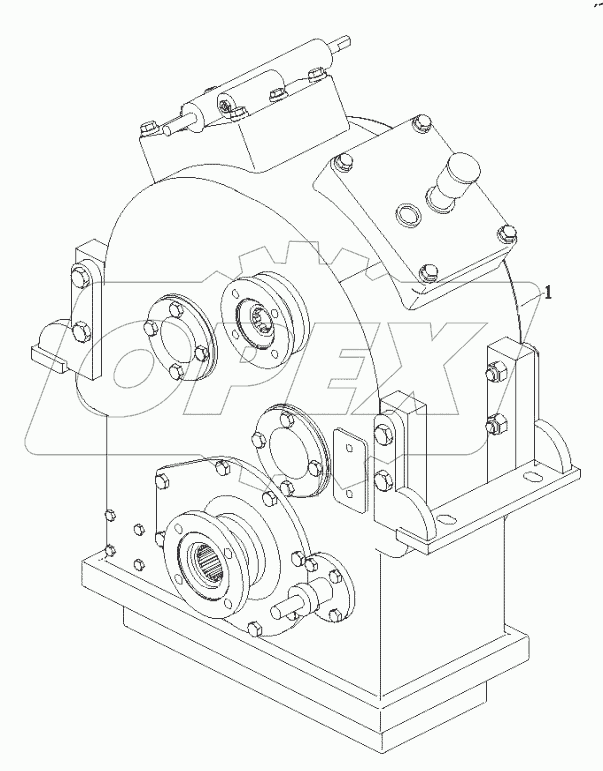  9D652-24A000000A0 - Gearbox Assembly