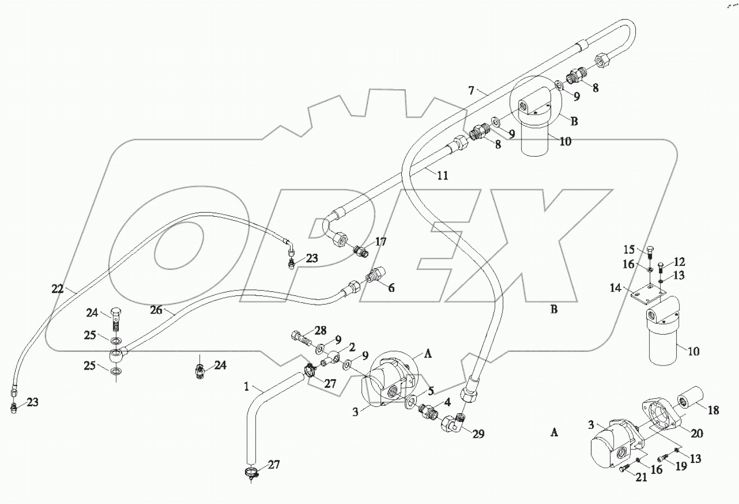  9D652-31A000000A0 - Gearbox Oil Converter Circuit