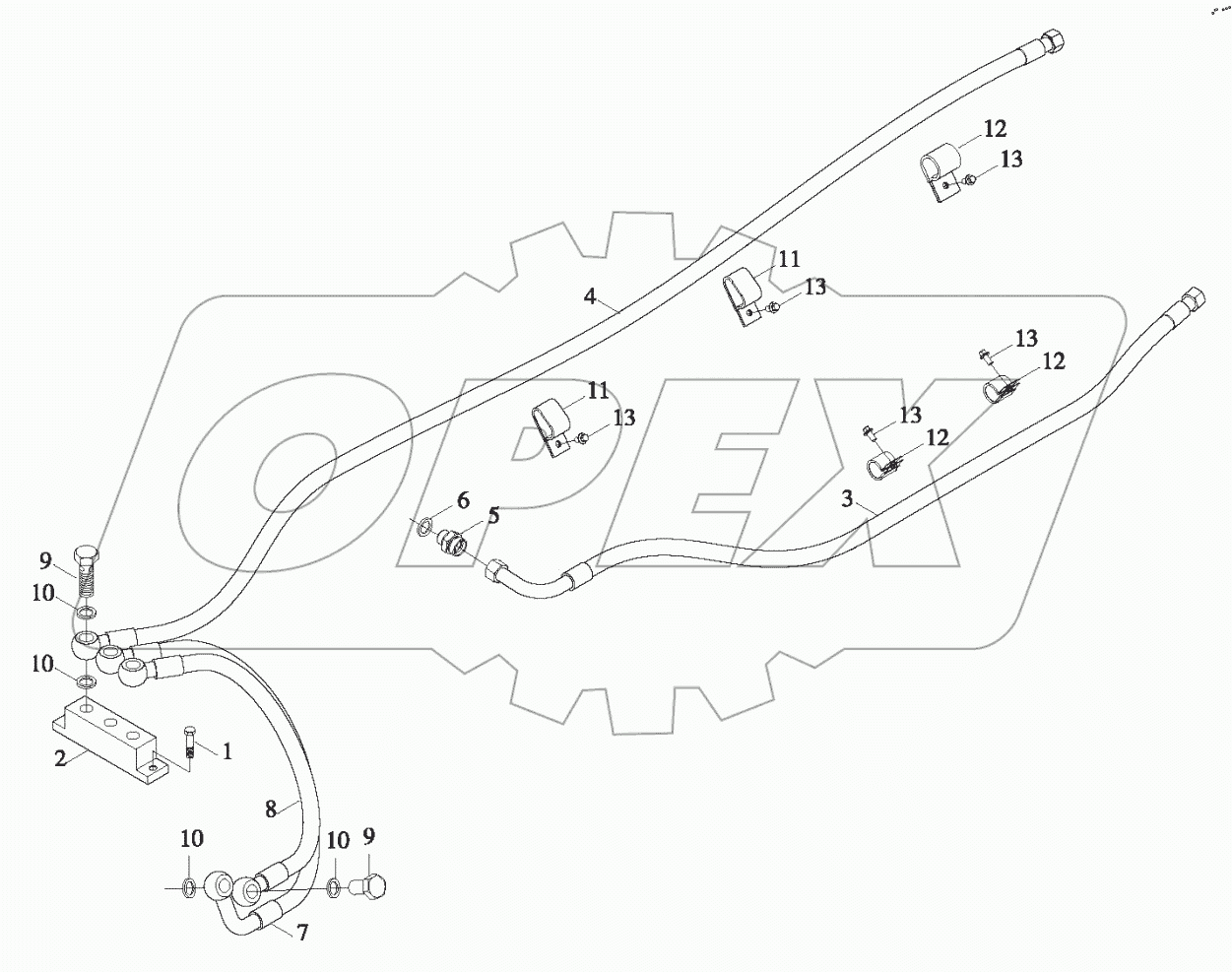  9D652-32A000000A0 - Transmission Oil Connection Circuit