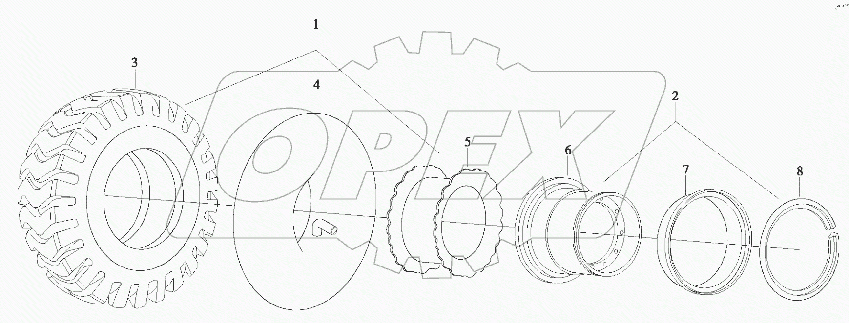  9D650-34A000000B0 - Wheel Assembly