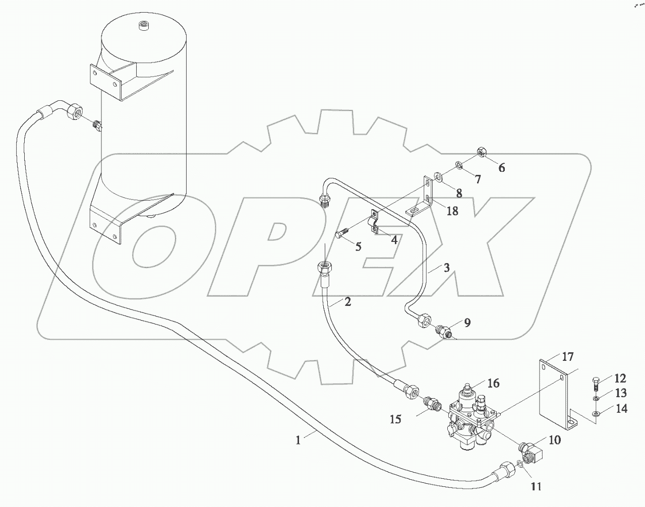  9D650-35A000000B0 - Pressure Brake System