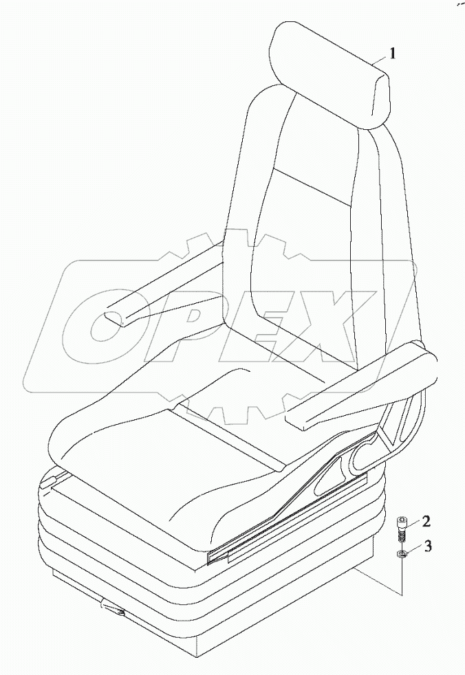  95D650-44D000000A0 - Seat Assembly