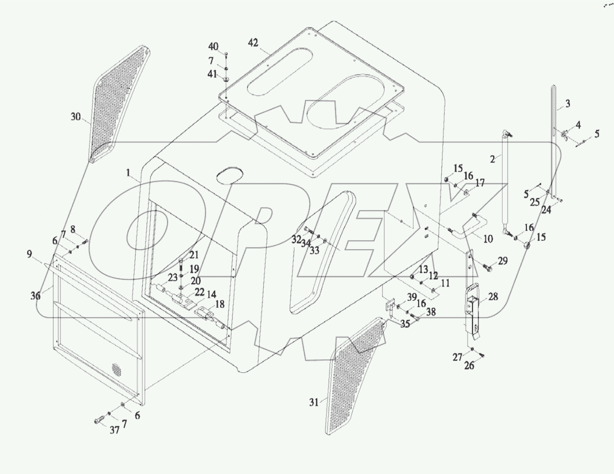  9D650-47000000B0 - Cover Assembly