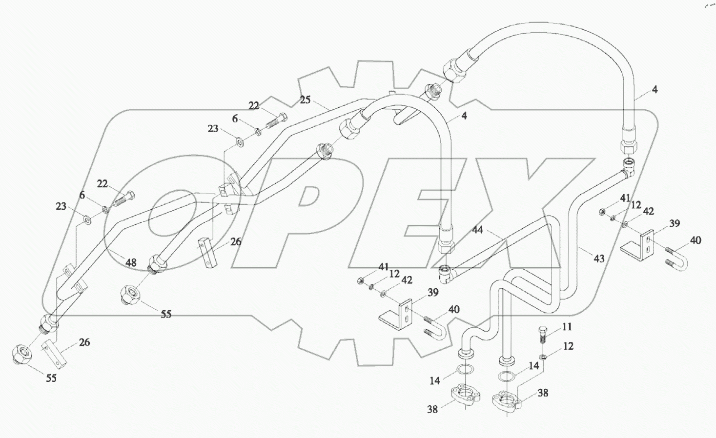  9D650-55R000000A0 - Working Cylinder System