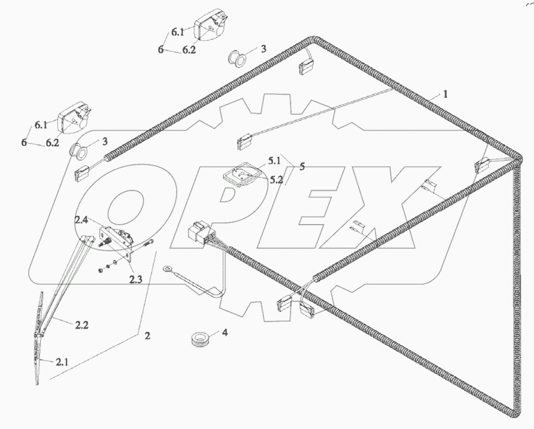  9D651-63E000000B0 - Cab Electrical Circuit
