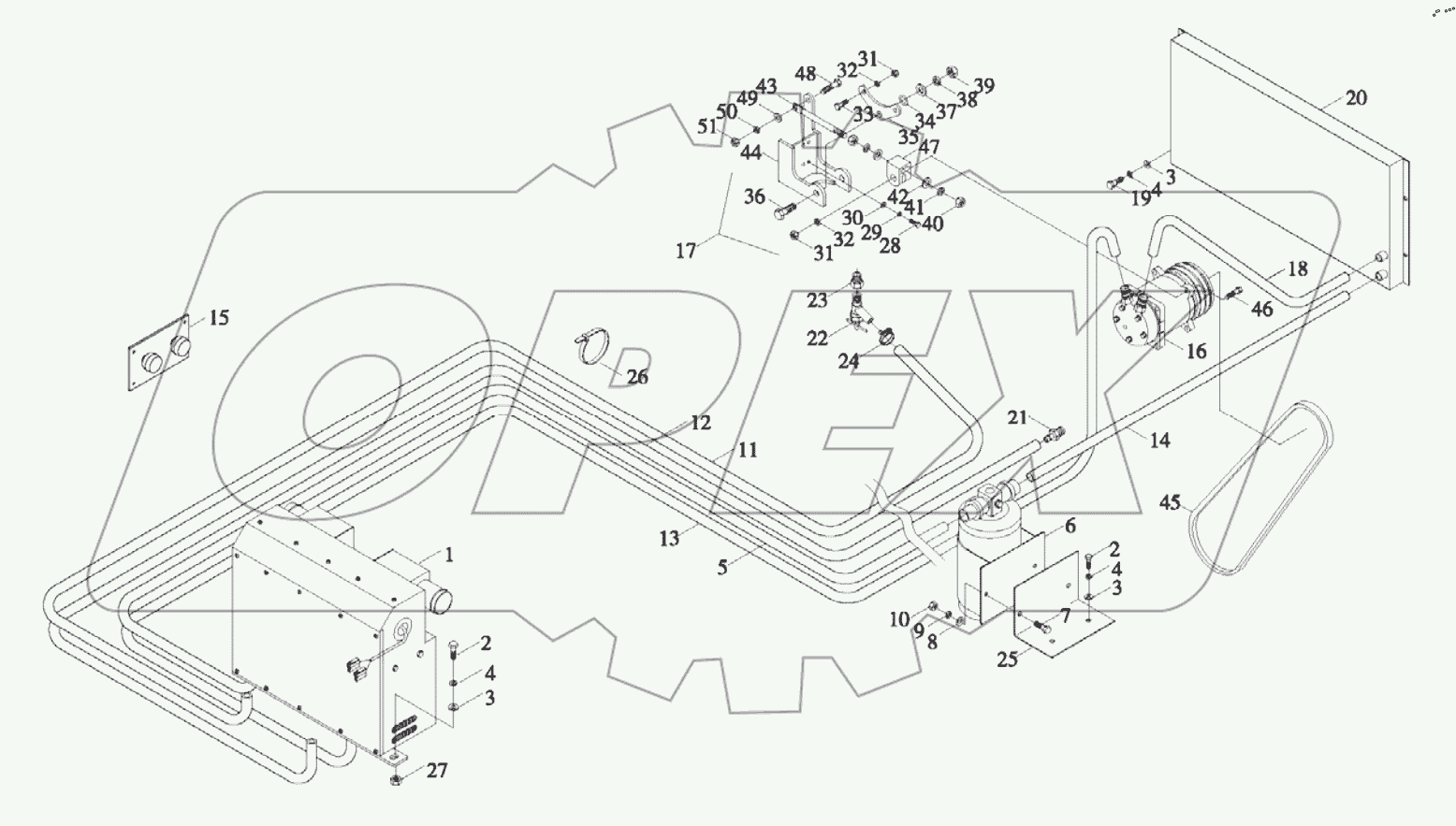  9D650-68A000000A0 - Air System - Conditioning