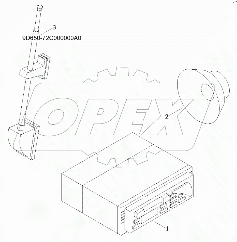  9F853-69A03000000A0 - Radio & Player Set - Tapes