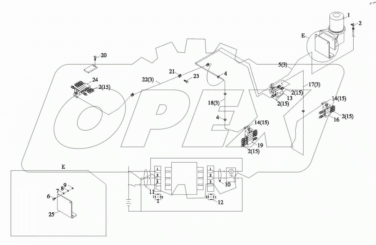  9D650-09A000000A0 - Concentrated Lubrication System-1