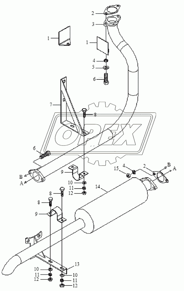 Exhaust Tube Assembly-3 (Optional)