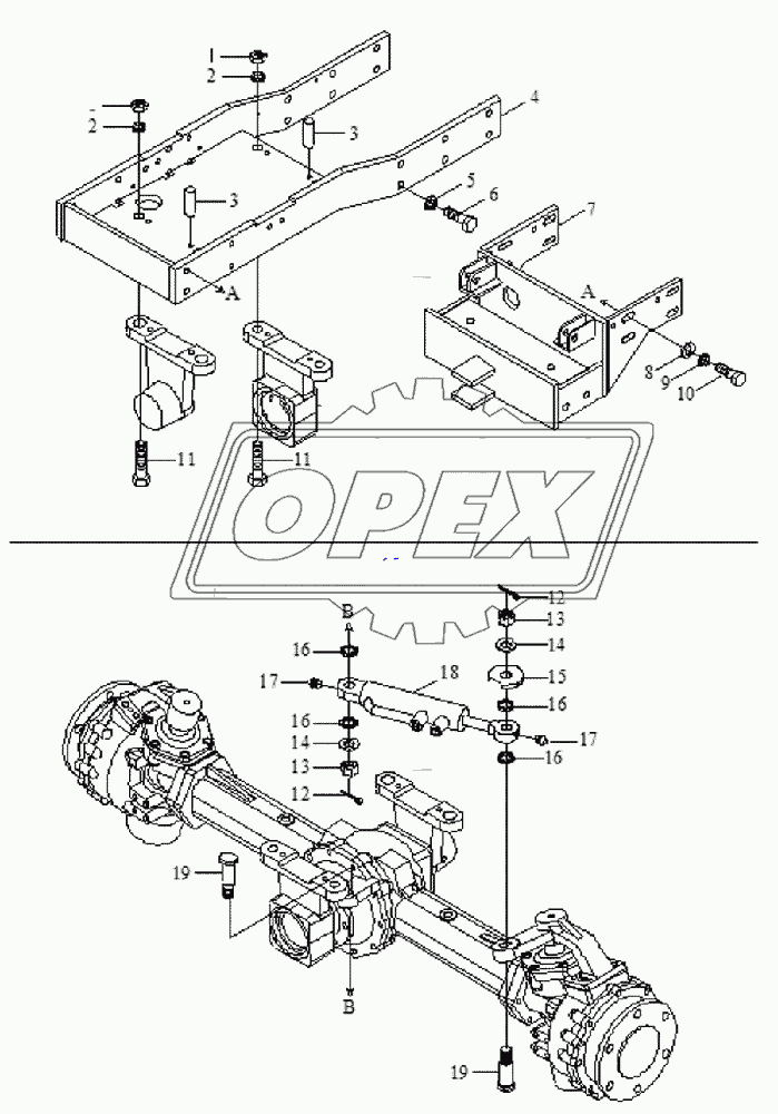 Front driving axle assembly-7