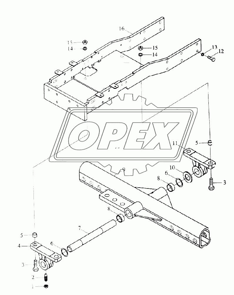 Front axle assembly-1